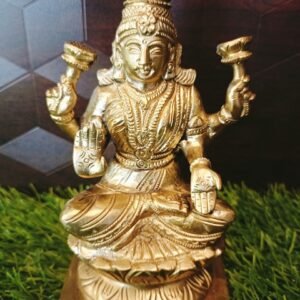 Buy Bronze Lakshmi Idol 6″ Antique Showroom Trichy