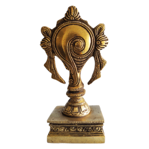 Buy Devotional Brass Sangu -6″ Antique Showroom Trichy