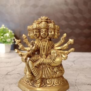 Buy Goddess Gayathri Devi Brass Statue 5″ Antique Showroom Trichy
