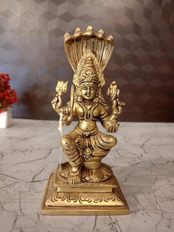 Buy Goddess Karumariamman Big Brass Idol- 7″ Antique Showroom Trichy - Image 3