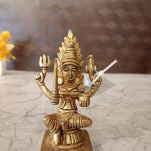 Buy Goddess Mariamman Brass Idol – 5″ Antique Showroom Trichy
