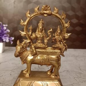 Buy Panchaloha Shivan Parvati Idol- 6.5″ Antique Showroom Trichy