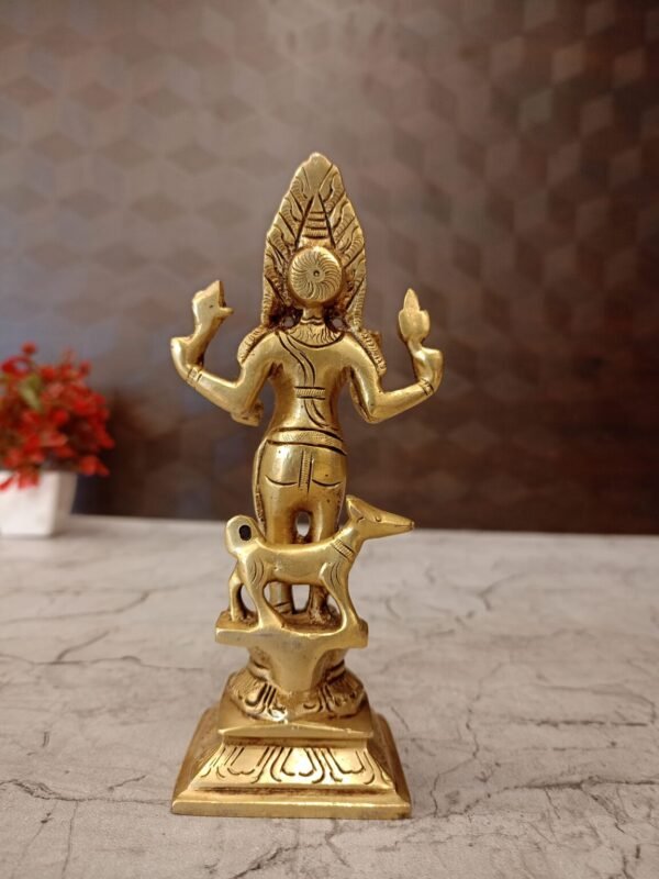 Buy Brass Kalabairavar Idol 6″ antique Showroom Trichy - Image 2