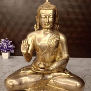 Buy Brass Buddha Statue For Home Decor 15″ Antique Showroom Trichy