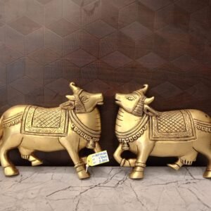 Buy Brass Cow Wall Mount 7″ Antique Showroom Trichy
