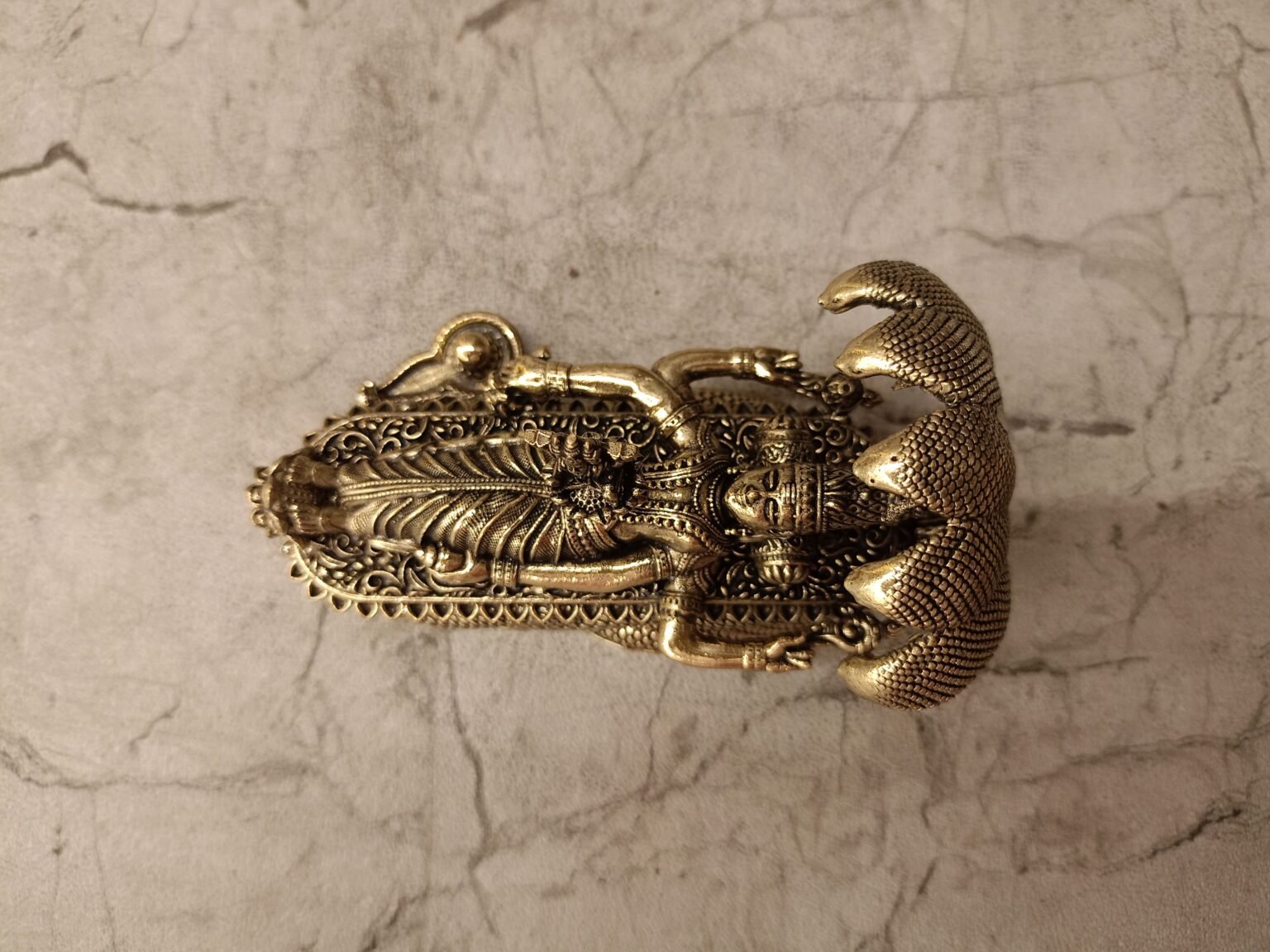 Buy Brass Fine Art Padmanathar Statue 2″ Antique Showroom Trichy - Image 2