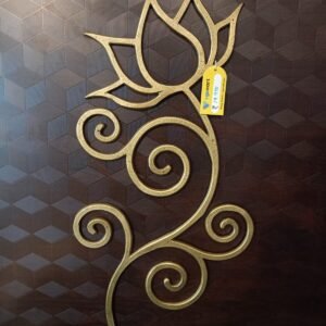 Buy Brass Lotus Decorative Door Panel 27″ Antique Showroom Trichy