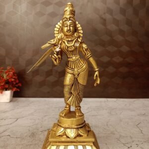 Buy Brass Meenakshi Amman Idol 12″ Antique Showroom Trichy