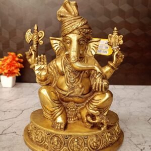 Buy Brass Pagadi Ganesha Statue 12.5″ Antique Showroom Trichy