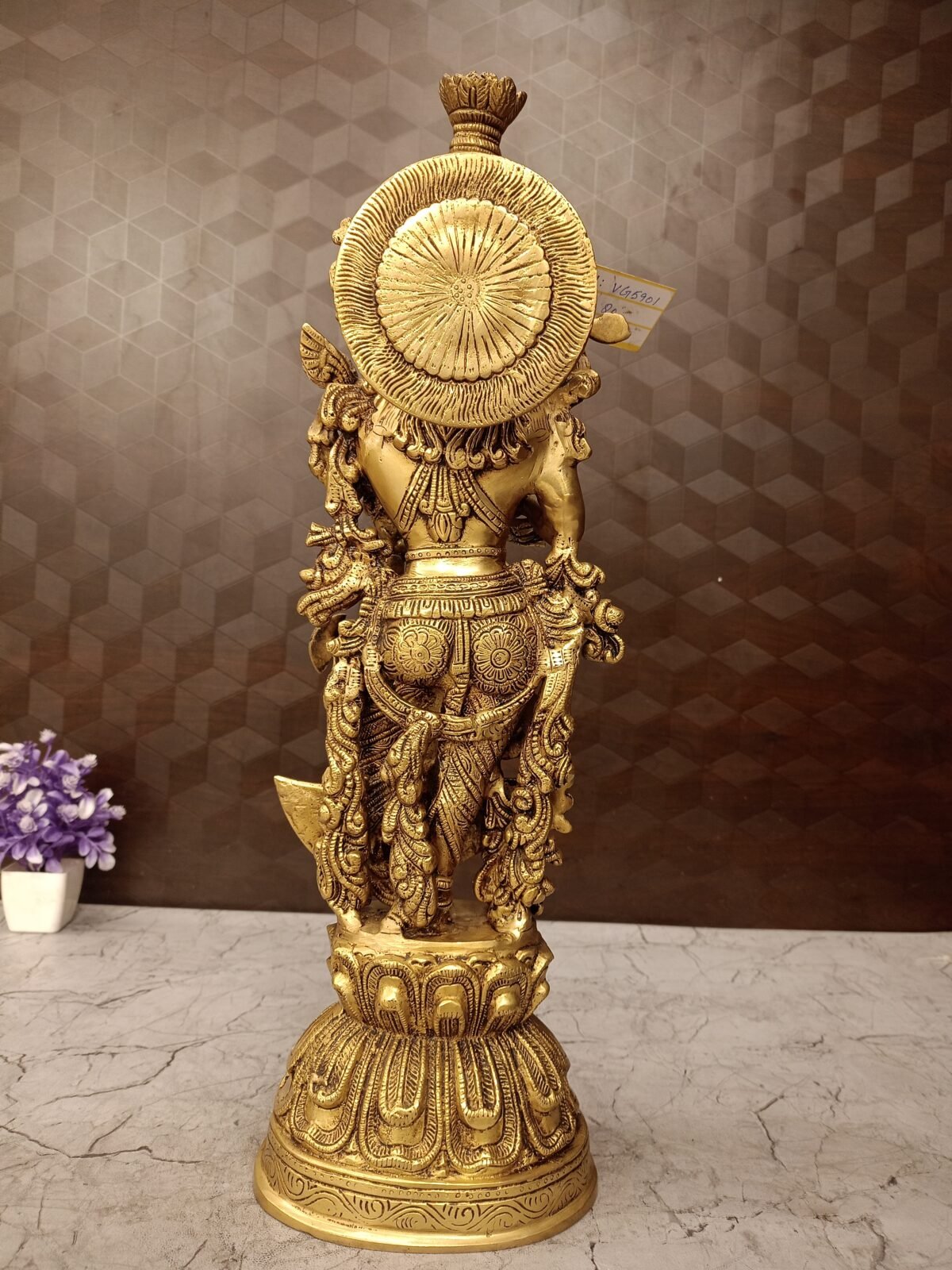 Buy Brass Radha Idol 20″ Antique Showroom Trichy - Image 4