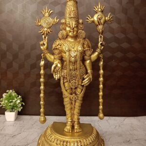 Buy God Brass venkatachalapathi Statue Good For Pooja 23″ Antique Showroom Trichy