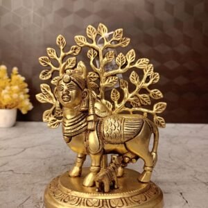 Buy Brass Tree Kamdhenu Idol 7.5” Antique Showroom Trichy