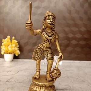 Buy Brass Karuparayan Big Idol 9” Antique Showroom Trichy