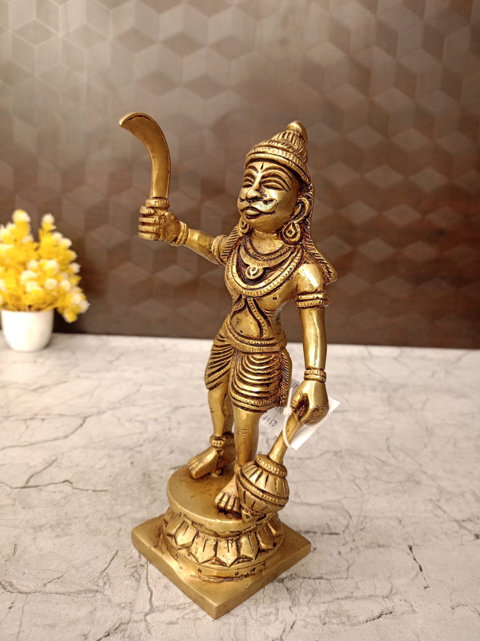 Buy Brass Karuparayan Big Idol 9” Antique Showroom Trichy - Image 2