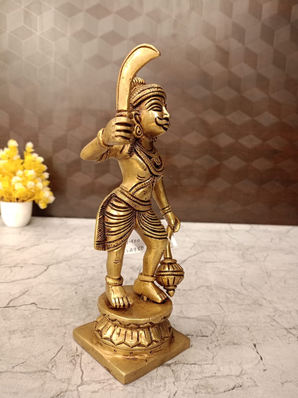 Buy Brass Karuparayan Big Idol 9” Antique Showroom Trichy - Image 3