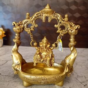 Buy Brass Uruli Ganesha – 8″ Antique Showroom Trichy