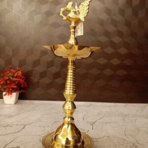 Buy Brass Annam Five Face Kuthu Vilakku 12″ Antique Showroom Trichy