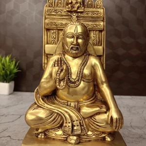 Buy Premium Brass Raghavendra Idol – Divine Handcrafted Sri Guru Raghavendra Swamy Statue Antique showroom Trichy