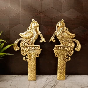 Buy Premium Brass Annam Design Door Wall Mount – Elegant Decorative Hanger for Home Decor Antique Showroom Trichy