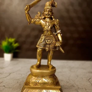 Buy Premium Brass Karupparayan Idol – Divine Statue for Protection, Blessings, and Home Decor Antique Showroom Trichy