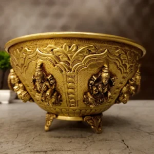 Buy Brass Ashtalakshmi Bowl 4" Antique Showroom Trichy
